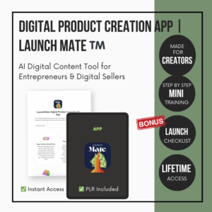 Digital Product Creation App | AI Content Tool for Entrepreneurs & Digital Sellers